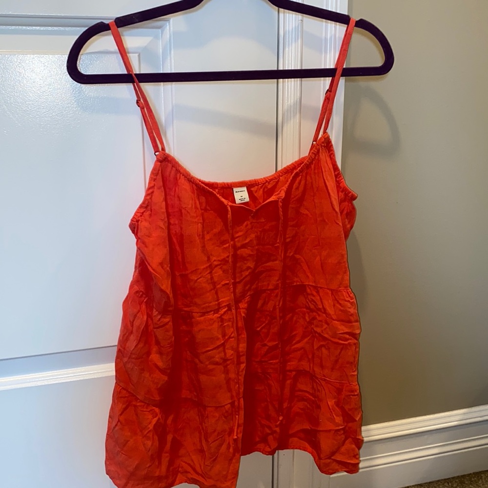 This appears orange but is actually a hot pink :)